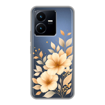 Силиконовый чехол на Vivo Y22 с принтом для девушки Силиконовый чехол на Vivo Y22 с принтом для девушки