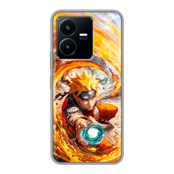 Силиконовый чехол на Vivo Y22 с принтом Аниме Наруто Naruto