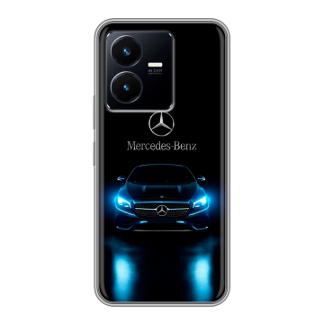Силиконовый чехол на Vivo Y22 с принтом Mercedes Мерседес Силиконовый чехол на Vivo Y22 с принтом Mercedes Мерседес