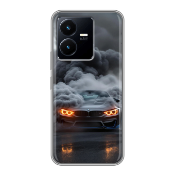 Силиконовый чехол на Vivo Y22 с принтом BMW БМВ Силиконовый чехол на Vivo Y22 с принтом BMW БМВ