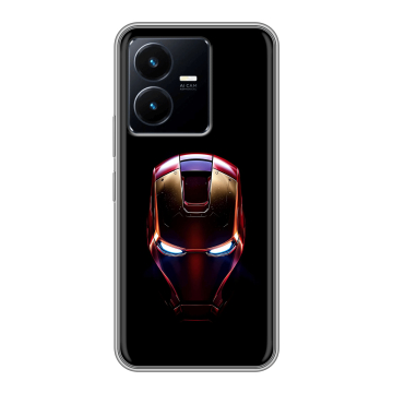 Силиконовый чехол на Vivo Y22 с принтом IronMan Железный человек
