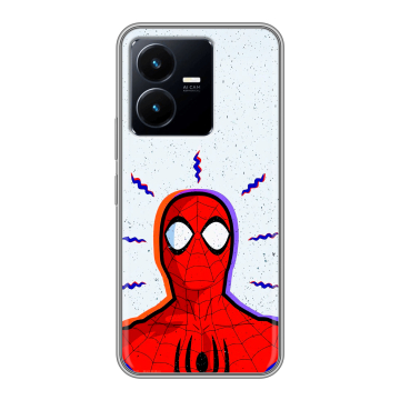 Силиконовый чехол на Vivo Y22 с принтом Spiderman Человек паук Силиконовый чехол на Vivo Y22 с принтом Spiderman Человек паук