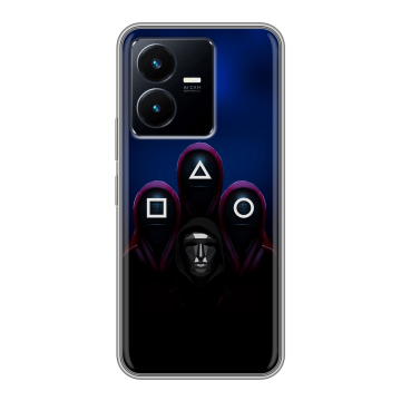 Силиконовый чехол на Vivo Y22 с принтом Игра Кальмара Силиконовый чехол на Vivo Y22 с принтом Игра Кальмара