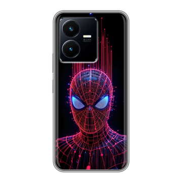 Силиконовый чехол на Vivo Y22 с принтом Spiderman Человек паук