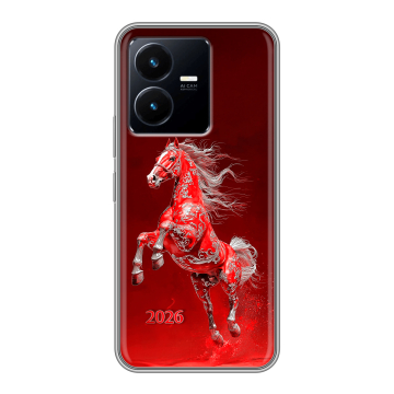 Силиконовый чехол на Vivo Y22 с принтом Новый год Силиконовый чехол на Vivo Y22 с принтом Новый год