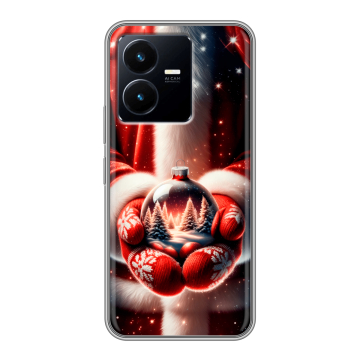 Силиконовый чехол на Vivo Y22 с принтом Новый год Силиконовый чехол на Vivo Y22 с принтом Новый год