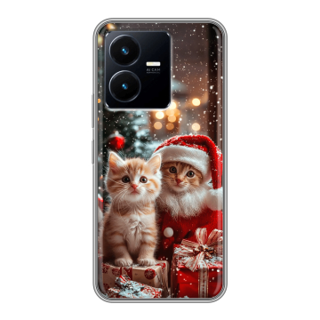 Силиконовый чехол на Vivo Y22 с принтом Новый год Силиконовый чехол на Vivo Y22 с принтом Новый год