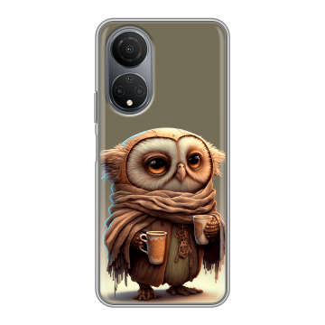 Силиконовый чехол на Huawei Honor X7 с принтом Сова