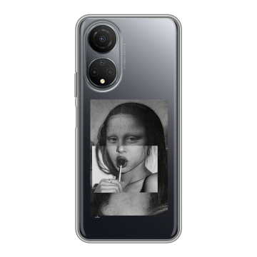 Силиконовый чехол на Huawei Honor X7 с принтом Мона Лиза