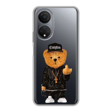Силиконовый чехол на Huawei Honor X7 с принтом Плюшевый медведь