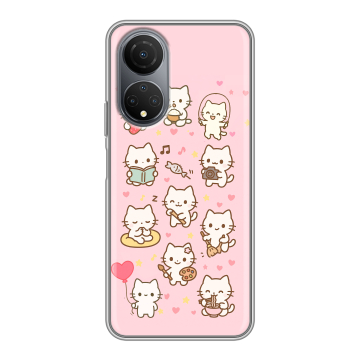 Силиконовый чехол на Huawei Honor X7 с принтом Hello Kitty Хелоу Кити