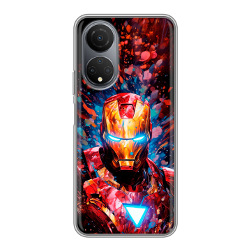 Силиконовый чехол на Huawei Honor X7 с принтом Железный человек Ironman