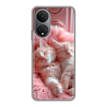 Силиконовый чехол на Huawei Honor X7 с принтом котята котики Силиконовый чехол на Huawei Honor X7 с принтом котята котики