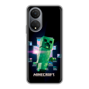 Силиконовый чехол на Huawei Honor X7 с принтом Майнкрафт Minecraft