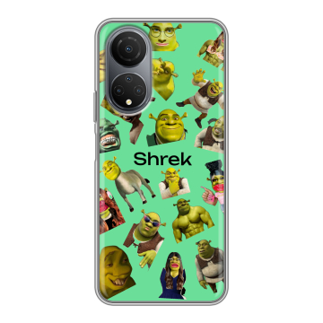 Силиконовый чехол на Huawei Honor X7 с принтом Шрек Shrek