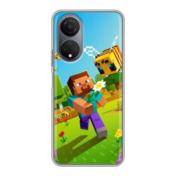 Силиконовый чехол на Huawei Honor X7 с принтом Майнкрафт Minecraft Силиконовый чехол на Huawei Honor X7 с принтом Майнкрафт Minecraft