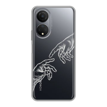 Силиконовый чехол на Huawei Honor X7 с принтом Сотворение мира
