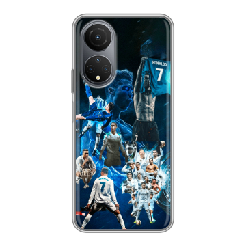Силиконовый чехол на Huawei Honor X7 с принтом Реал Роналдо Силиконовый чехол на Huawei Honor X7 с принтом Реал Роналдо