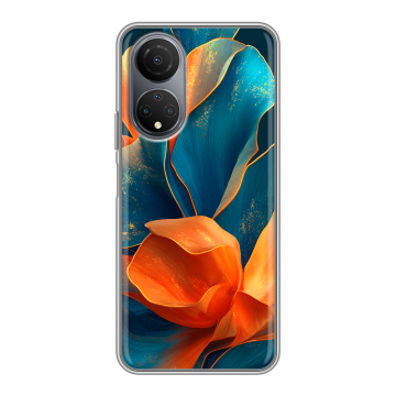Силиконовый чехол на Huawei Honor X7 с принтом Цветы