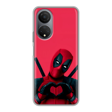 Силиконовый чехол на Huawei Honor X7 с принтом Дедпул Deadpool