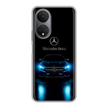 Силиконовый чехол на Huawei Honor X7 с принтом Mercedes Мерседес Силиконовый чехол на Huawei Honor X7 с принтом Mercedes Мерседес