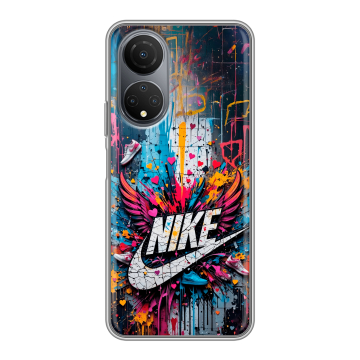 Силиконовый чехол на Huawei Honor X7 с принтом Nike Найк