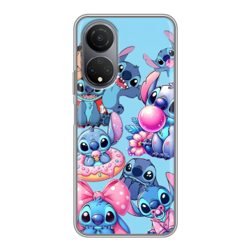 Силиконовый чехол на Huawei Honor X7 с принтом Лило и Стич Силиконовый чехол на Huawei Honor X7 с принтом Лило и Стич