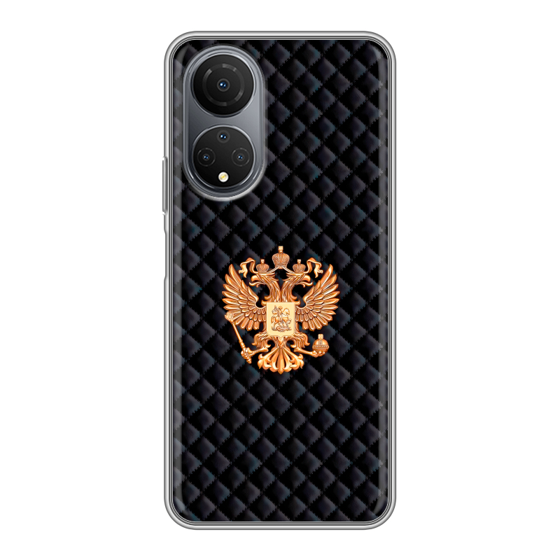 Силиконовый противоударный чехол на Huawei Honor X7 с принтом Герб России принт Силиконовый противоударный чехол на Huawei Honor X7 с принтом Герб России принт