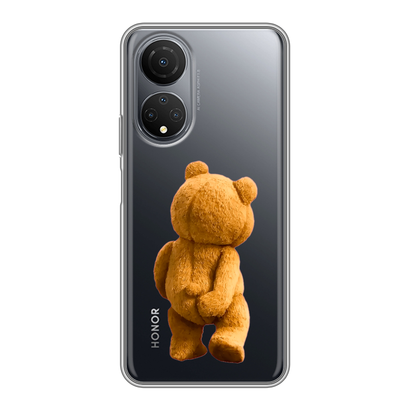Силиконовый чехол на Huawei Honor X7 с принтом Медведь Силиконовый чехол на Huawei Honor X7 с принтом Медведь