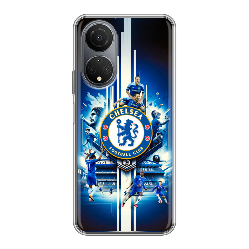 Силиконовый противоударный чехол на Huawei Honor X7 с принтом Chelsea Челси Силиконовый противоударный чехол на Huawei Honor X7 с принтом Chelsea Челси