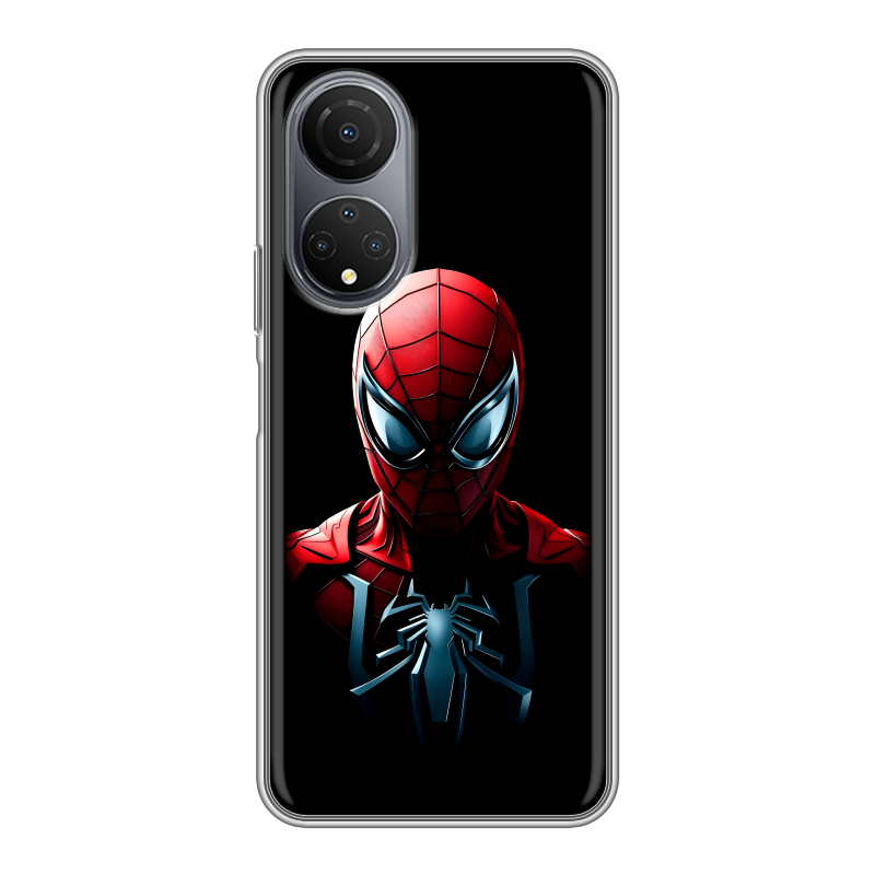Силиконовый противоударный чехол на Huawei Honor X7 с принтом Spiderman Человек паук Силиконовый противоударный чехол на Huawei Honor X7 с принтом Spiderman Человек паук