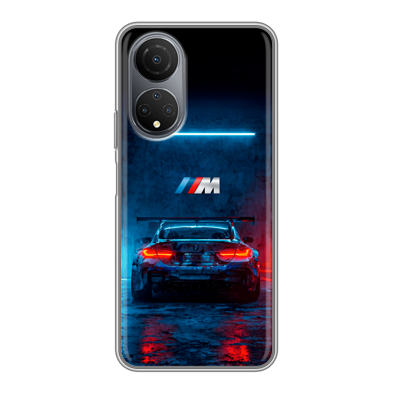 Силиконовый противоударный чехол на Huawei Honor X7 с принтом BMW БМВ Силиконовый противоударный чехол на Huawei Honor X7 с принтом BMW БМВ