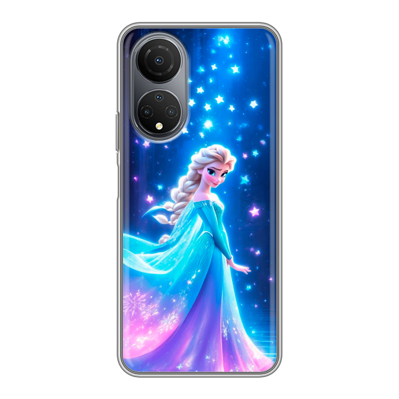 Силиконовый чехол на Huawei Honor X7 с принтом Холодное сердце Frozen Силиконовый чехол на Huawei Honor X7 с принтом Холодное сердце Frozen