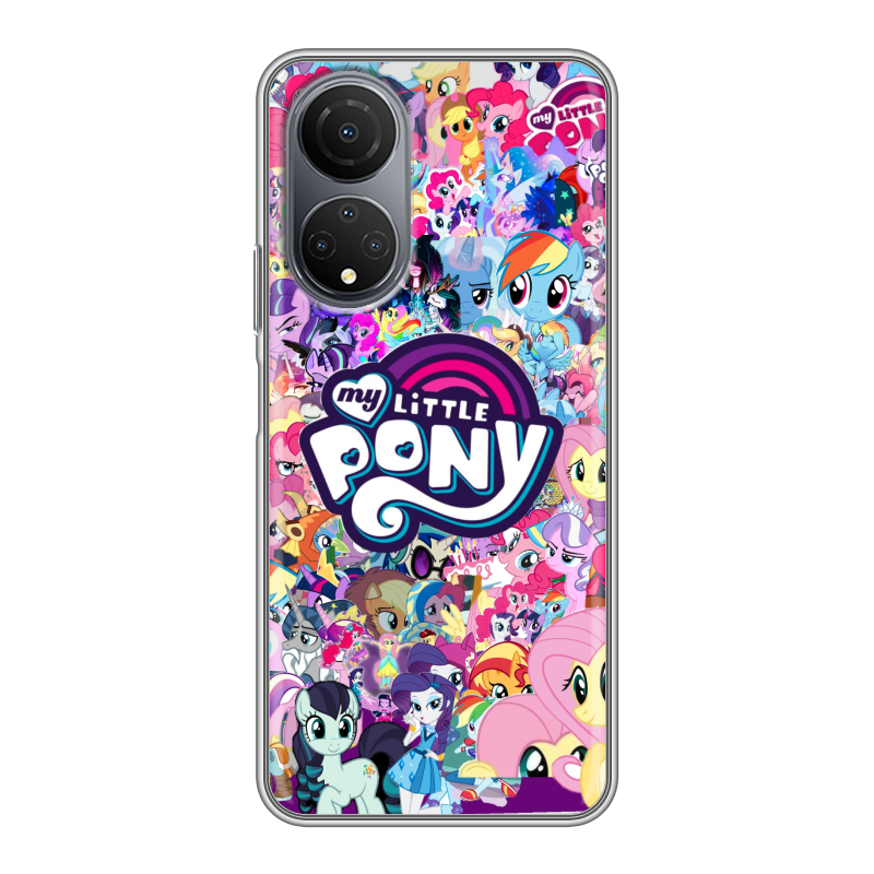 Силиконовый чехол на Huawei Honor X7 с принтом My little pony Дружба чудо Силиконовый чехол на Huawei Honor X7 с принтом My little pony Дружба чудо