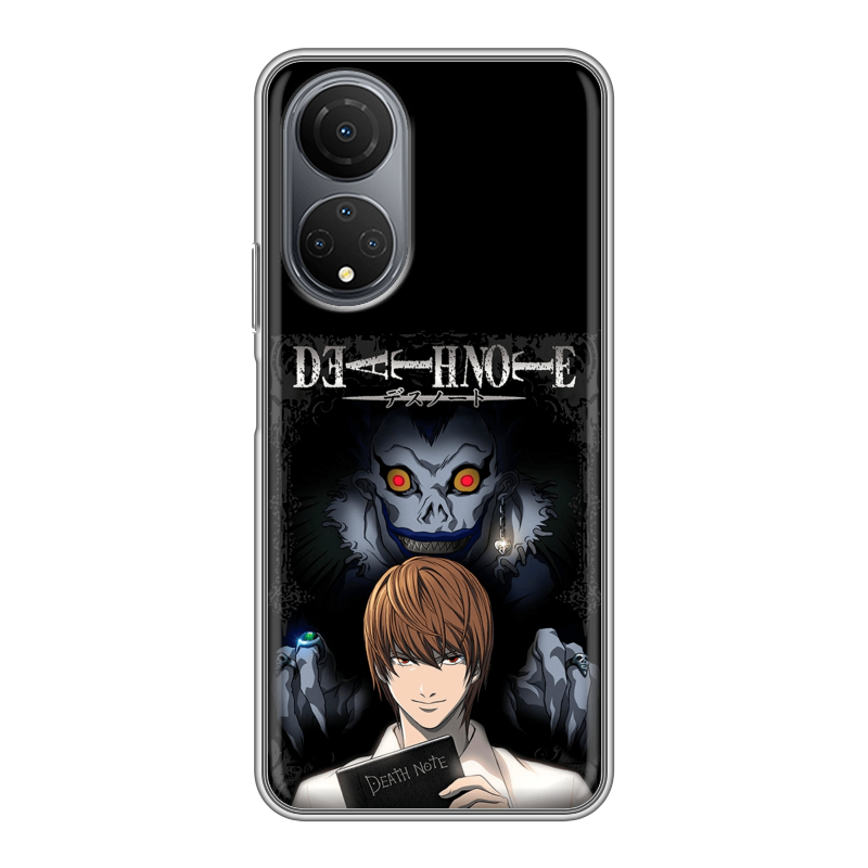 Силиконовый противоударный чехол на Huawei Honor X7 с принтом Death note Тетрадь смерти Силиконовый противоударный чехол на Huawei Honor X7 с принтом Death note Тетрадь смерти