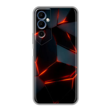 Силиконовый чехол на Tecno Pova Neo 2 с принтом Яркие абстракции Силиконовый чехол на Tecno Pova Neo 2 с принтом Яркие абстракции