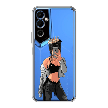 Силиконовый чехол на Tecno Pova Neo 2 с принтом Женские принты Силиконовый чехол на Tecno Pova Neo 2 с принтом Женские принты