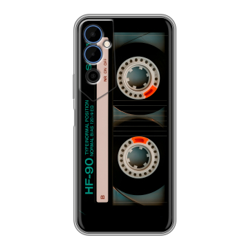 Силиконовый чехол на Tecno Pova Neo 2 с принтом Кассета Силиконовый чехол на Tecno Pova Neo 2 с принтом Кассета