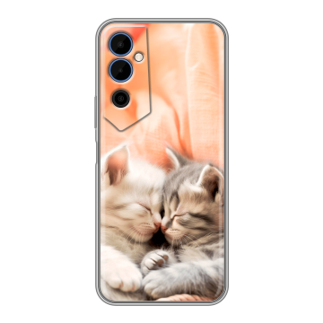 Силиконовый чехол на Tecno Pova Neo 2 с принтом Котята Силиконовый чехол на Tecno Pova Neo 2 с принтом Котята