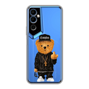 Силиконовый чехол на Tecno Pova Neo 2 с принтом Мишка
