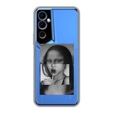 Силиконовый чехол на Tecno Pova Neo 2 с принтом Мона Лиза
