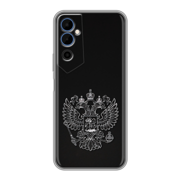 Силиконовый чехол на Tecno Pova Neo 2 с принтом Герб России