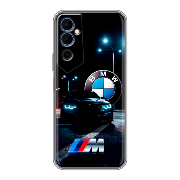 Силиконовый чехол на Tecno Pova Neo 2 с принтом БМВ BMW
