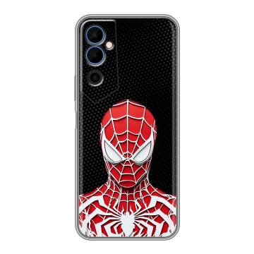 Силиконовый чехол на Tecno Pova Neo 2 с принтом человек паук spiderman Силиконовый чехол на Tecno Pova Neo 2 с принтом человек паук spiderman