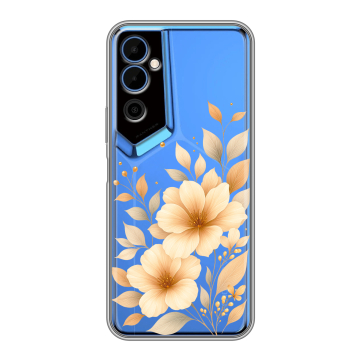 Силиконовый чехол на Tecno Pova Neo 2 с принтом для девушки