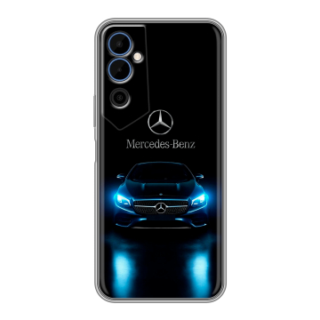 Силиконовый чехол на Tecno Pova Neo 2 с принтом Mercedes Мерседес