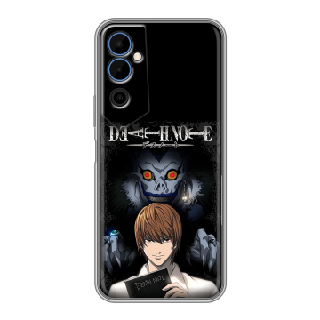 Силиконовый чехол на Tecno Pova Neo 2 с принтом Death note Тетрадь смерти