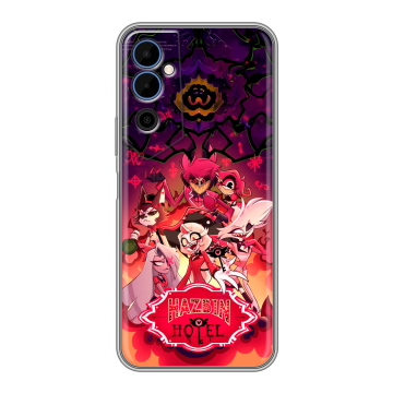 Силиконовый чехол на Tecno Pova Neo 2 с принтом Hazbin Hotel Отель Хазбин Силиконовый чехол на Tecno Pova Neo 2 с принтом Hazbin Hotel Отель Хазбин