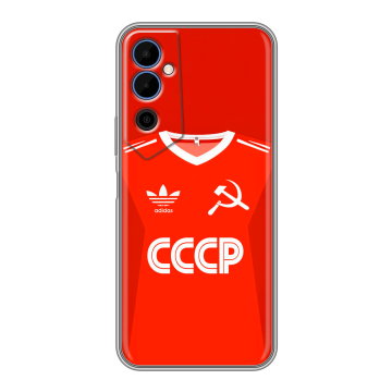 Силиконовый чехол на Tecno Pova Neo 2 с принтом Флаг Герб СССР
