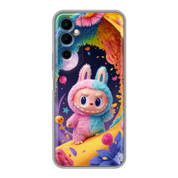 Силиконовый чехол на Tecno Pova Neo 2 с принтом Labubu Лабубу Силиконовый чехол на Tecno Pova Neo 2 с принтом Labubu Лабубу